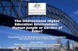 The International Higher Education Environment:  Human Jungle or Garden of Eden?
