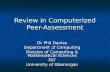 Review in Computerized Peer-Assessment