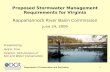 Proposed Stormwater Management Requirements for Virginia