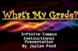 Infinite Campus Instructional Presentation By  Jaylan  Ford