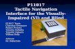 P11017 Tactile Navigation Interface for the Visually-Impaired (VI) and Blind