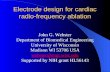 Electrode design for cardiac radio-frequency ablation