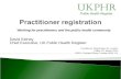 Practitioner registration