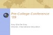 Pre-College Conference ‘09