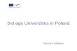 3rd age Universities in Poland