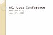ACL User Conference