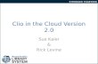 Clio in the Cloud Version 2.0