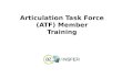 Articulation Task Force (ATF) Member Training