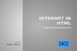 Internet in HTML