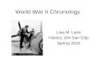World War II Chronology