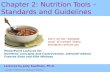 Chapter 2: Nutrition Tools – Standards and Guidelines
