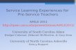 Service Learning Experiences for  Pre-Service Teachers