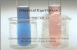 Chemical Equilibrium CHAPTER 15 Chemistry: The Molecular Nature of Matter, 6 th  edition