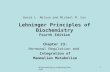Lehninger Principles of Biochemistry Fourth Edition