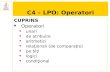C4 – LPO: Operatori