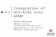 Integration of HIV/AIDS into APRM