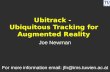 Ubitrack -  Ubiquitous Tracking for Augmented Reality
