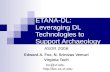 ETANA-DL: Leveraging DL Technologies to Support Archaeology