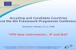 Acceding and Candidate Countries and the 6th Framework Programme Conference