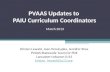PVAAS Updates to  PAIU Curriculum Coordinators