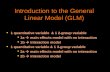Introduction to the General Linear Model (GLM)