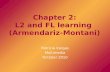 Chapter 2: L2 and FL learning  (Armendariz-Montani)