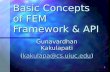 Basic Concepts of FEM Framework & API