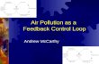 Air Pollution as a  Feedback Control Loop