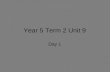 Year 5 Term 2 Unit 9