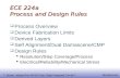 ECE 224a  Process and Design Rules