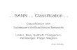 … SANN … Classification …