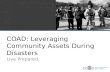 COAD: Leveraging Community Assets During Disasters