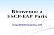 Bienvenue à ESCP-EAP Paris