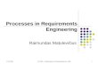 Processes in Requirements Engineering