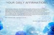 YOUR DAILY AFFIRMATIONS
