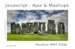 Javascript : Ajax & Mashups