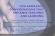 Collaborative Conversations That Enhance Teaching  and Learning