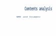 Contents analysis