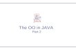 The OO in JAVA  Part 2