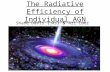 The Radiative Efficiency of Individual AGN
