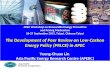 APEC Workshop on Renewable Energy Promotion and Pricing Mechanism
