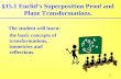 §15.1 Euclid’s Superposition Proof and Plane Transformations.