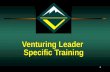 Venturing Leader  Specific Training