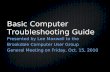 Basic Computer Troubleshooting Guide