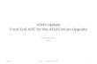 VMM Update Front End ASIC for the ATLAS  Muon  Upgrade