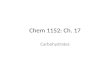 Chem 1152: Ch. 17