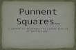 Punnent Squares…