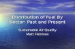 Distribution of Fuel By Sector: Past and Present