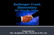 Ballenger Creek Elementary 5 th  Grade Jobs