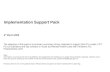 Implementation Support Pack